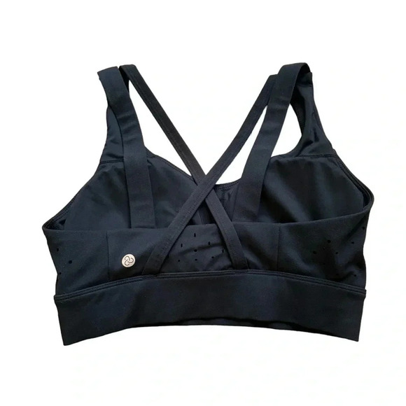 Zella Black Sports Bra Padded Support Athletic Small - Picture 2 of 6